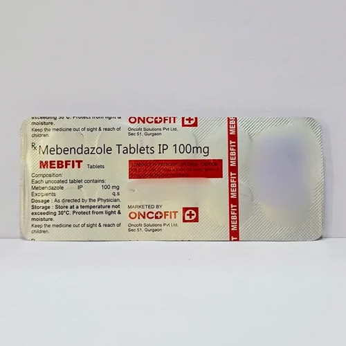 Mebfit 100mg Tablets Ip - Dosage Form: Tablet. Anthelmintic (Antiparasitic Medicine)