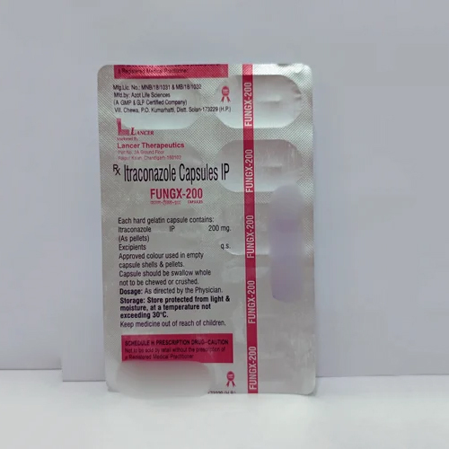 200mg Itraconazole Capsules Ip - Storage Instructions: Cool & Dry Place