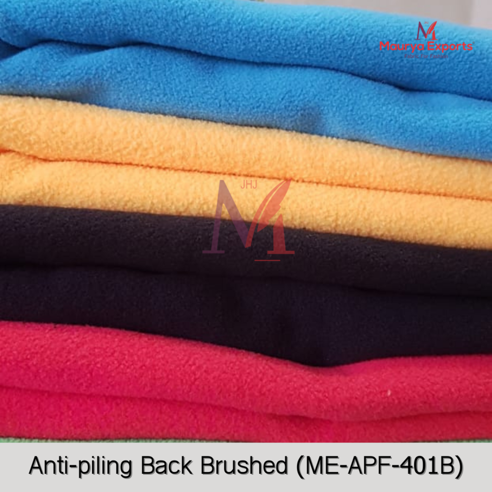 Antipilling back side brushed Fabric