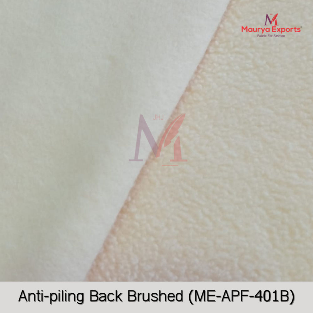 Antipilling back side brushed Fabric