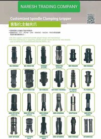 Customised Spindle Clamping Gripper Spindle Tool Grippers, Collet Grippers, Spindle Pull Claw Pull Stud type clamping, Pull Stud