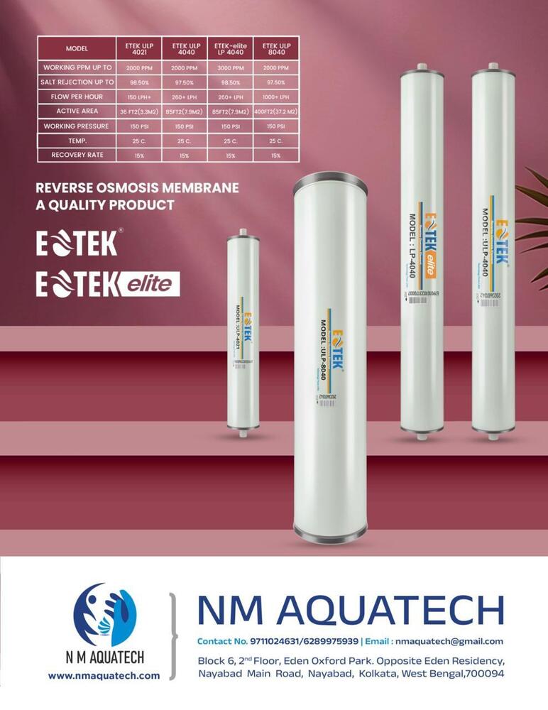 ETEK 4040 RO MEMBRANE