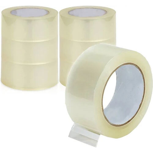 Plain Transparent Bopp Tape 24 mm x 65 Meters