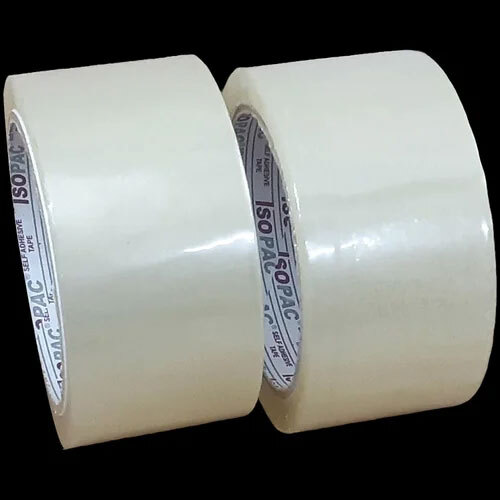 Single Colored Printed Concrete Tape Adhesive Tape 72 Mm X 65 Meter - Color: Yellow