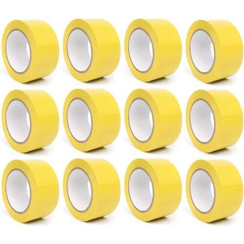 Plain All Colour Adhesive Tape - Color: Yellow