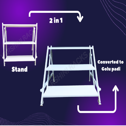 3 Step Golu Padi Coimbatore(crakers Stand) - Capacity: 100 Kg