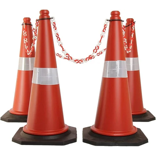 Rubber Traffic Safety Cone - Feature: Good Quality