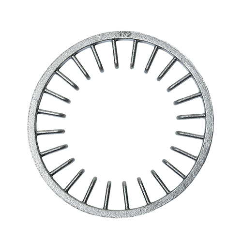 V6 Ss Submersible Pump End Ring - Color: Silver