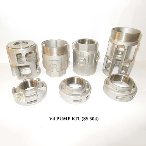 Ss304 V4 Submersible Pump Kit - Color: Silver