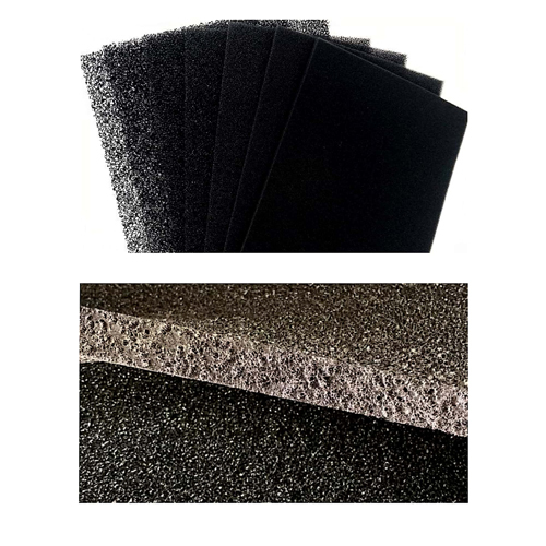 10 Mm Reticulate Foam Sheet - Color: Black