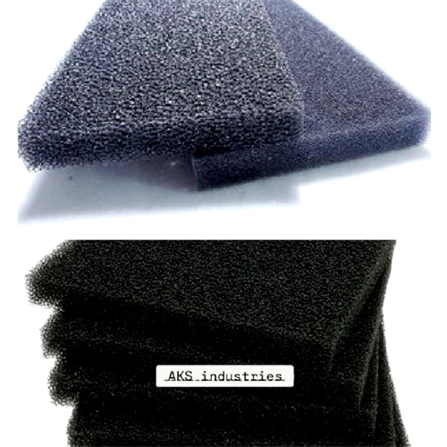 15 Mm Reticulate Foam Sheet - Color: Black