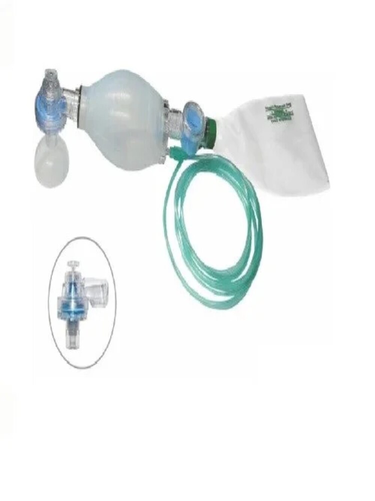 Silicone Resuscitator With Pop Off Valve Child - Application: Hospital