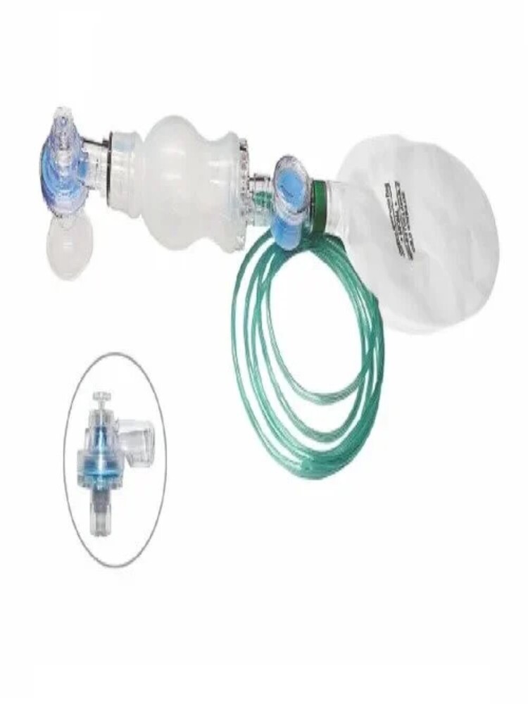 SILICONE RESUSCITATOR WITH POP OFF VALVE INFANT
