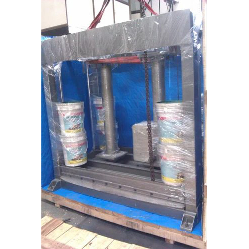 60 Ton Fabric Baling Machine - Color: Blue