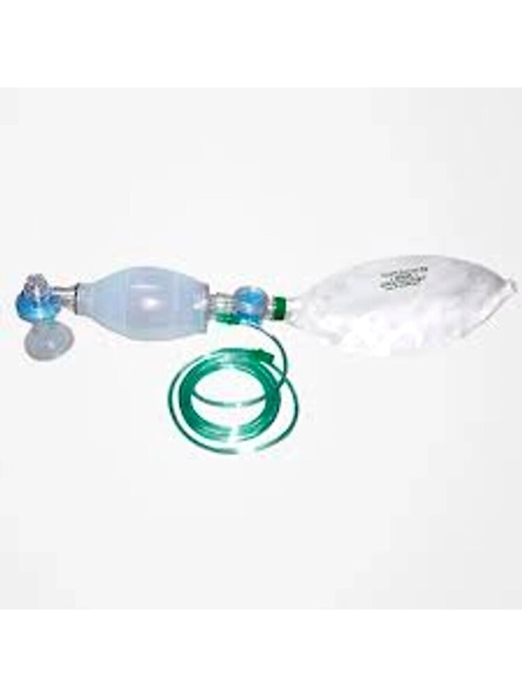 SILICONE RESUSCITATOR WITH POP OFF VALVE