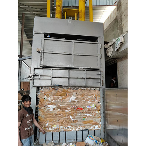 Vertical Plastic Baler - Color: Blue