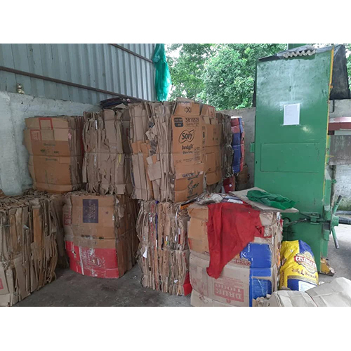 Semi Automatic Hydraulic Baling Press For Waste Paper - Color: Grey