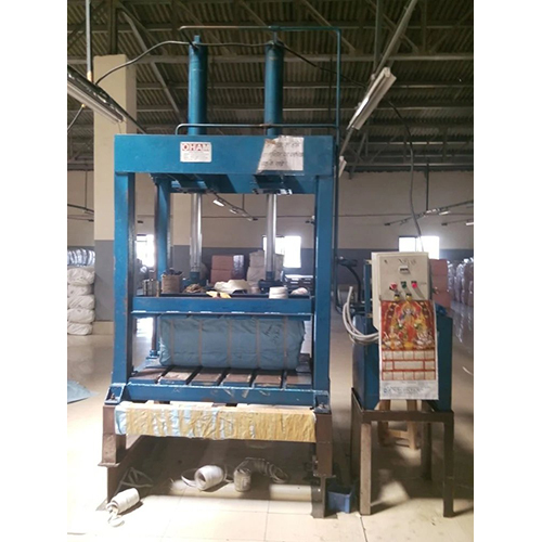 Fibc Fabric Hdpe Pp Woven Sack Jute Raffia Jumbo Bag Baling Press Machine - Color: Grey