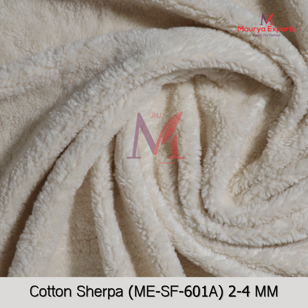 Cotton Sherpa Fabric Soft