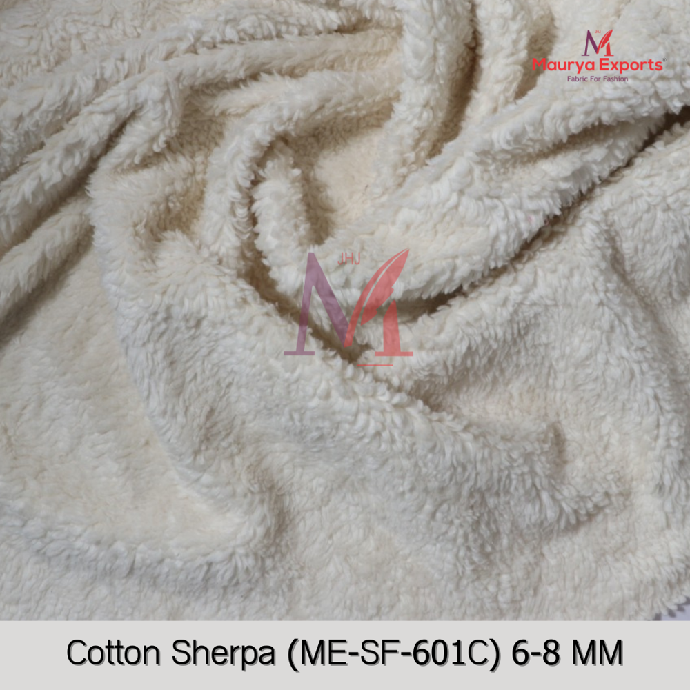 Cotton Sherpa Fabric Soft