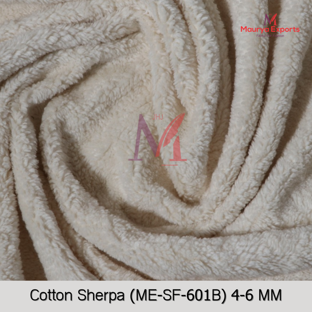 Cotton Sherpa Fabric Soft