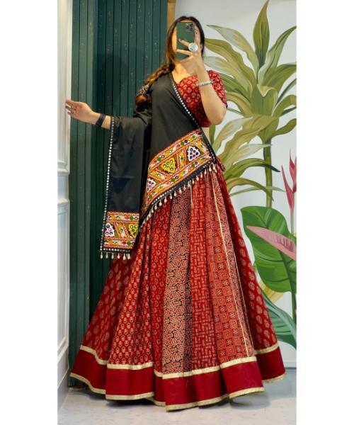 Designer Navratri Chaniya Choli With Real Mirror Work - Ethnic Region: Indian