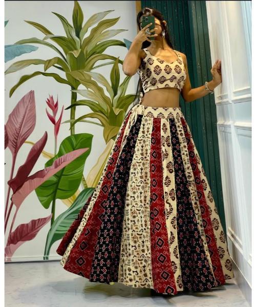 Designer Navratri Chaniya Choli with Real Mirror Work