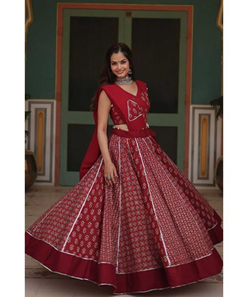 Designer Navratri Chaniya Choli With Real Mirror Work - Ethnic Region: Indian