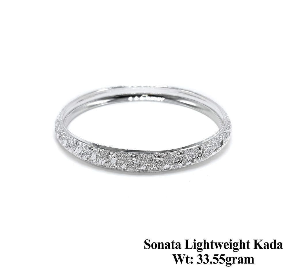 New 925 Silver Sonata Lightweight Kada