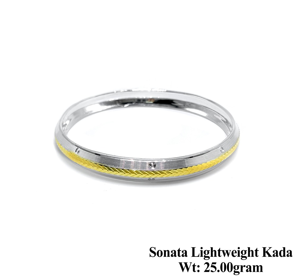New 925 Silver Sonata Lightweight Kada