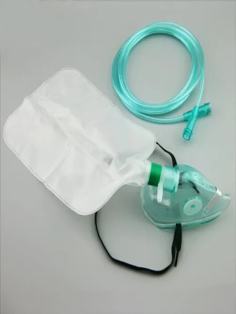 OXYGEN MASK WITH RESERVOIR BAG