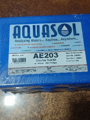 Chloride Test Kit, Aquasol, AE-203