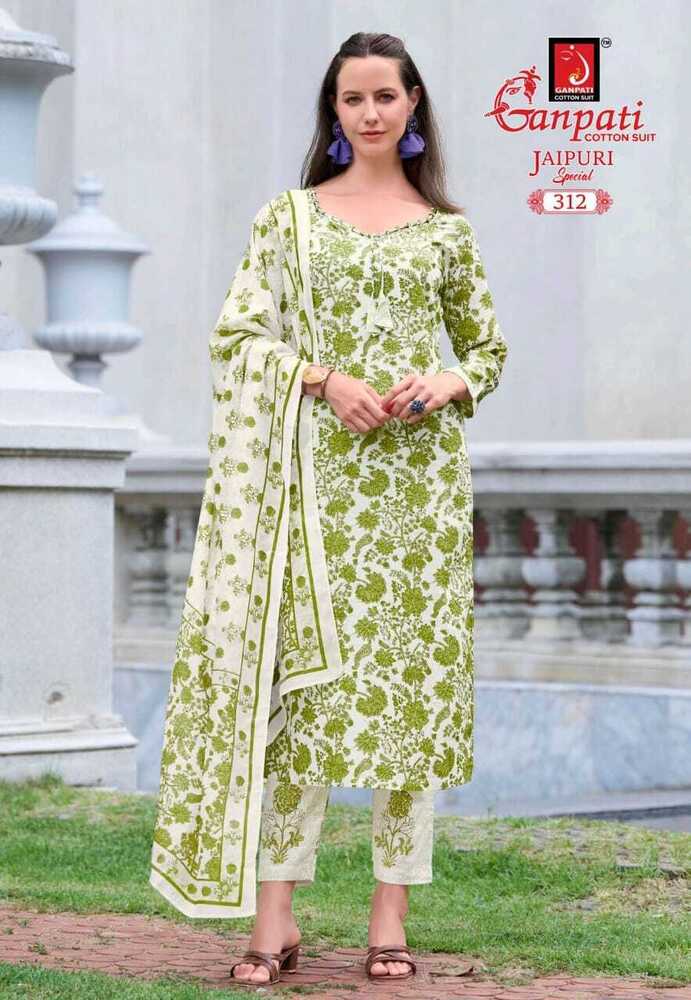 Ganpati Jaipuri Special Vol-15  Dress Material