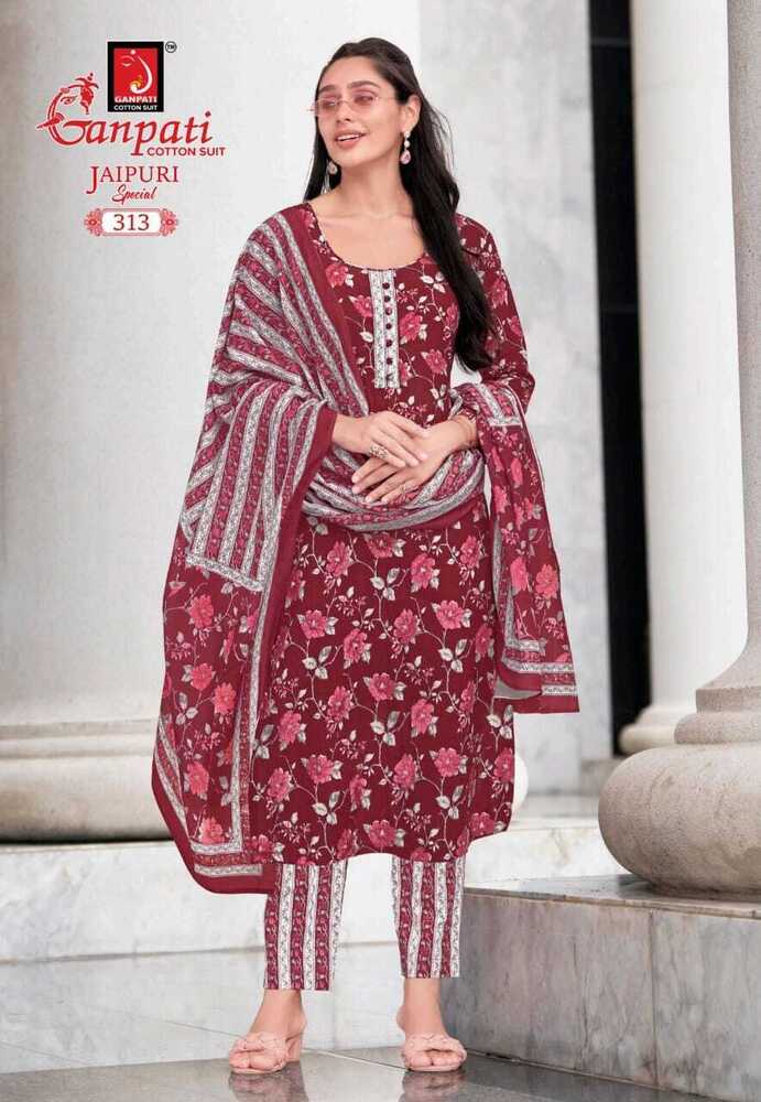 Ganpati Jaipuri Special Vol-15  Dress Material