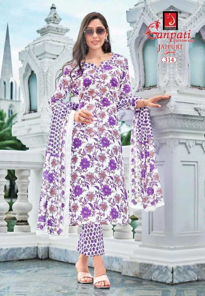 Ganpati Jaipuri Special Vol-15  Dress Material