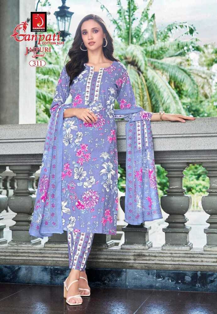 Ganpati Jaipuri Special Vol-15  Dress Material