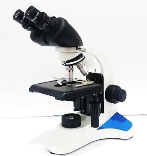 C-shape Co-axial Binocular Microscope - Color: White& Black