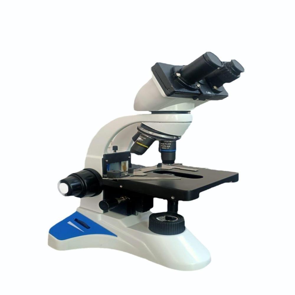 C-shape Co-axial Binocular Microscope - Color: White& Black