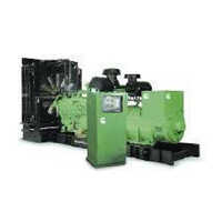 Qsk60 Series 2250-2500 Kva Standby Diesel Generator Set - Color: Green