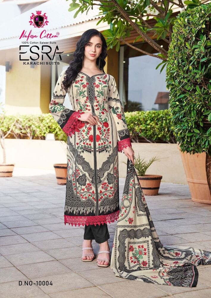 Nafisa Esra Vol-10  Karachi Dress Material