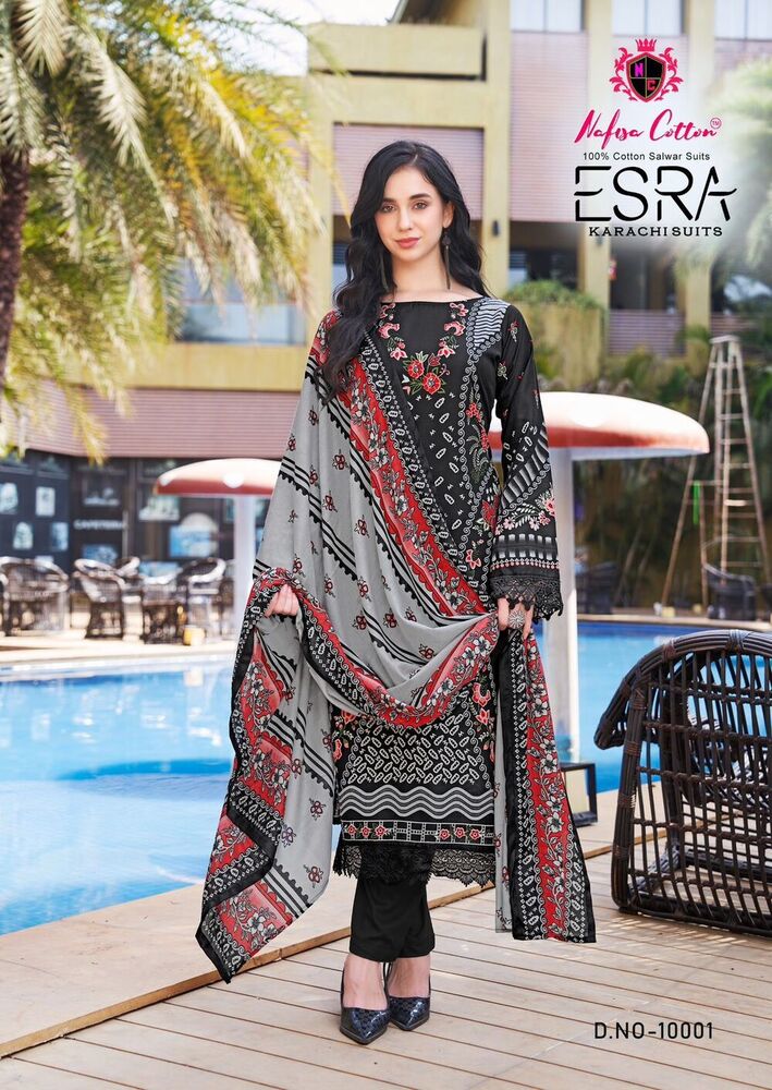 Nafisa Esra Vol-10  Karachi Dress Material
