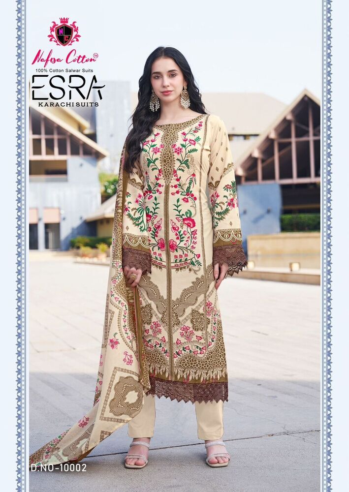 Nafisa Esra Vol-10  Karachi Dress Material