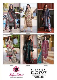 Nafisa Esra Vol-10  Karachi Dress Material