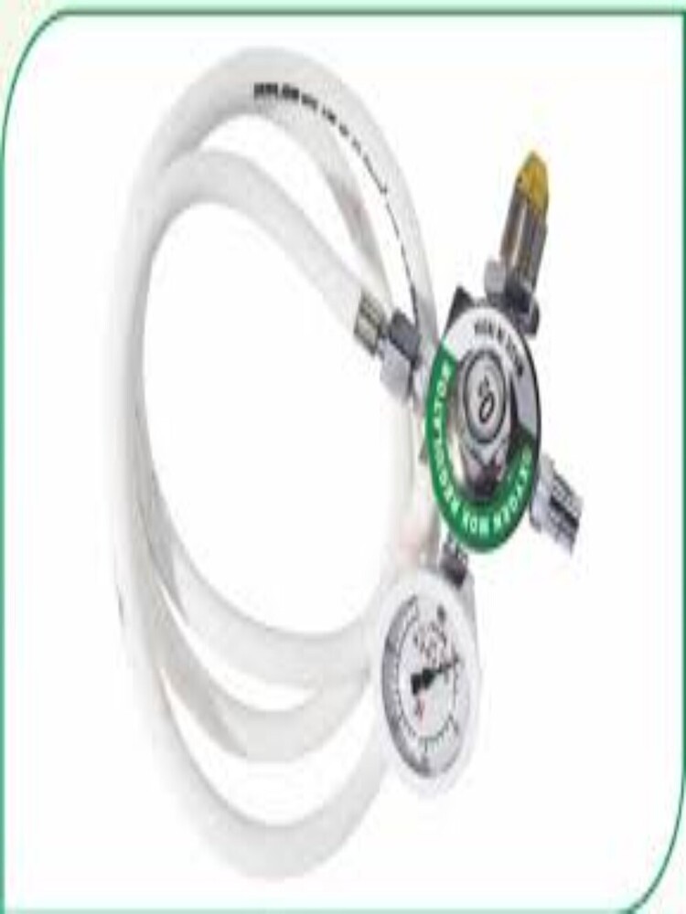 SINGLE STAGE OXYGEN REGULATOR WITH TUBE