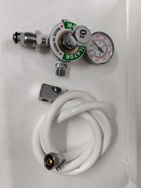 SINGLE STAGE NITROGEN REGULATOR WITH TUBE