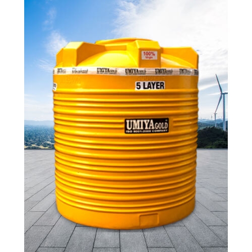 5 Layers Yellow Water Tank