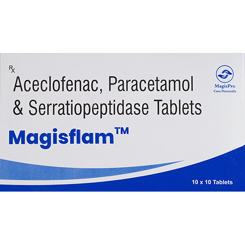 Aceclofenac Paracetamol And Serratiopeptidase Tablets