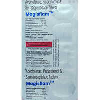 Aceclofenac Paracetamol And Serratiopeptidase Tablets