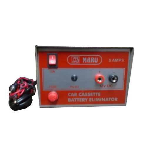 Car Cassette Battery Eliminators - Color: Red