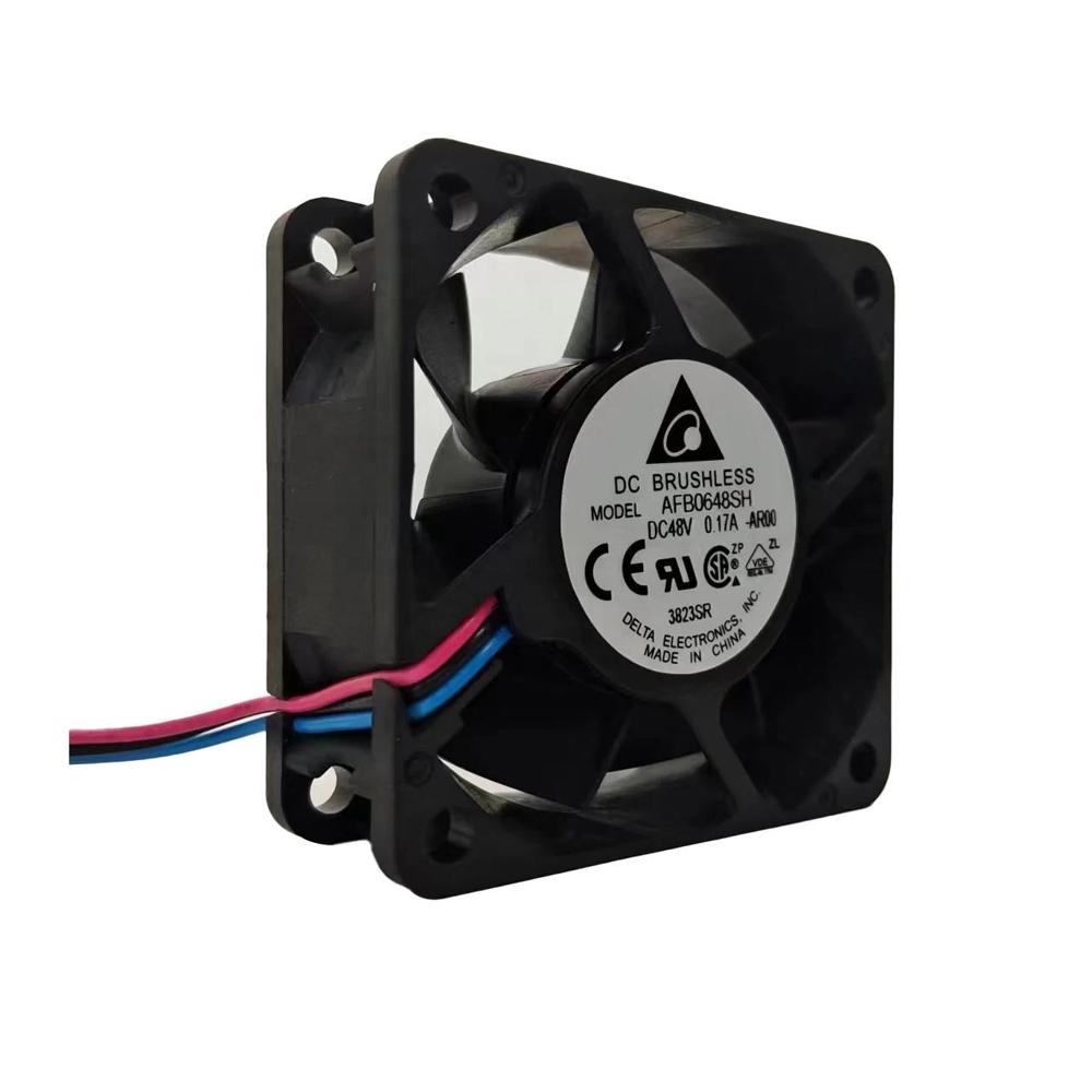 Delta AFB0648SH-AR00 48V DC 6025 60x60x25mm 34.2CFM 0.17A BAll Bearing Inverter Axial Cooling Fan